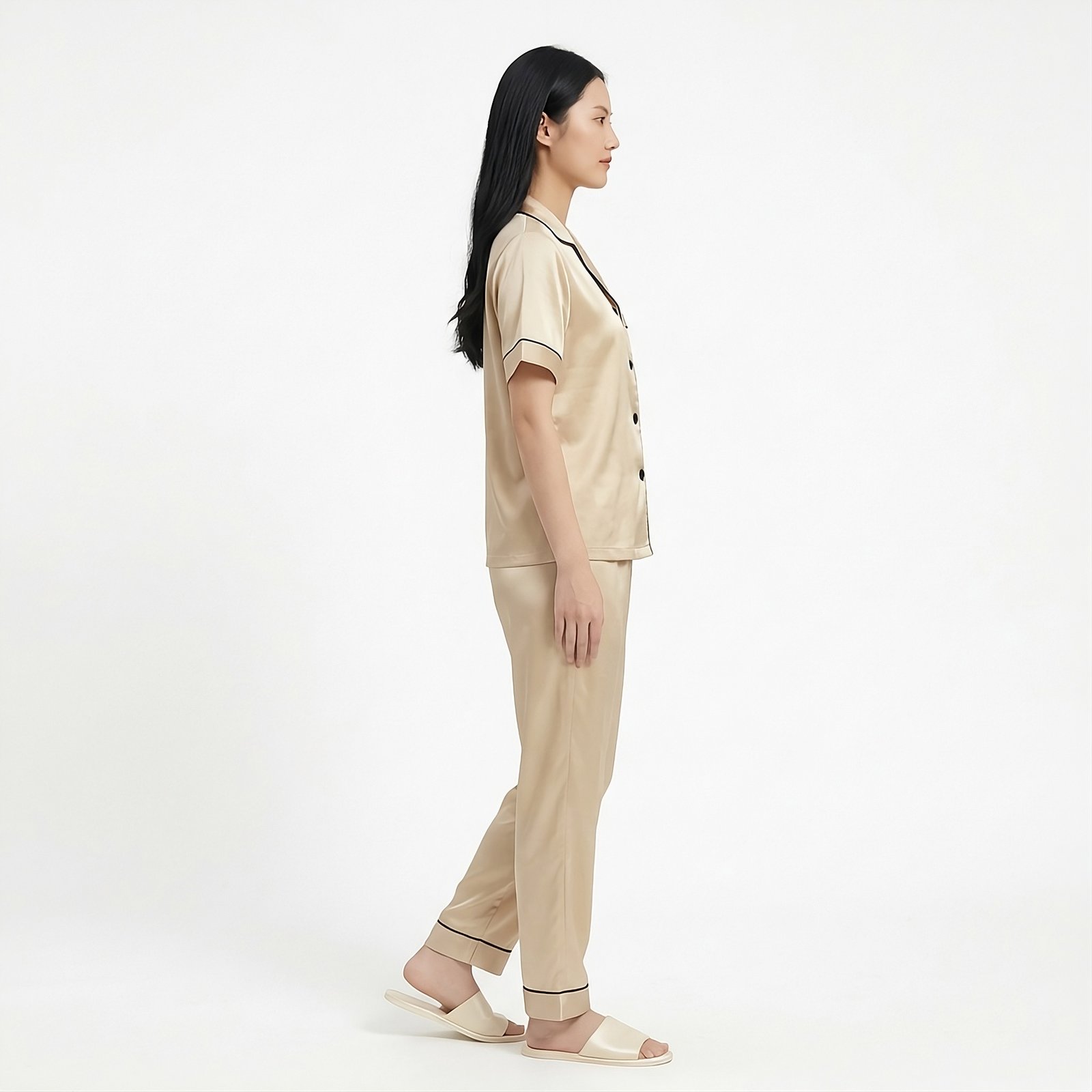 Pijama Para Mujer Camisa Manga Corta Y Pantalón - Imagen 18