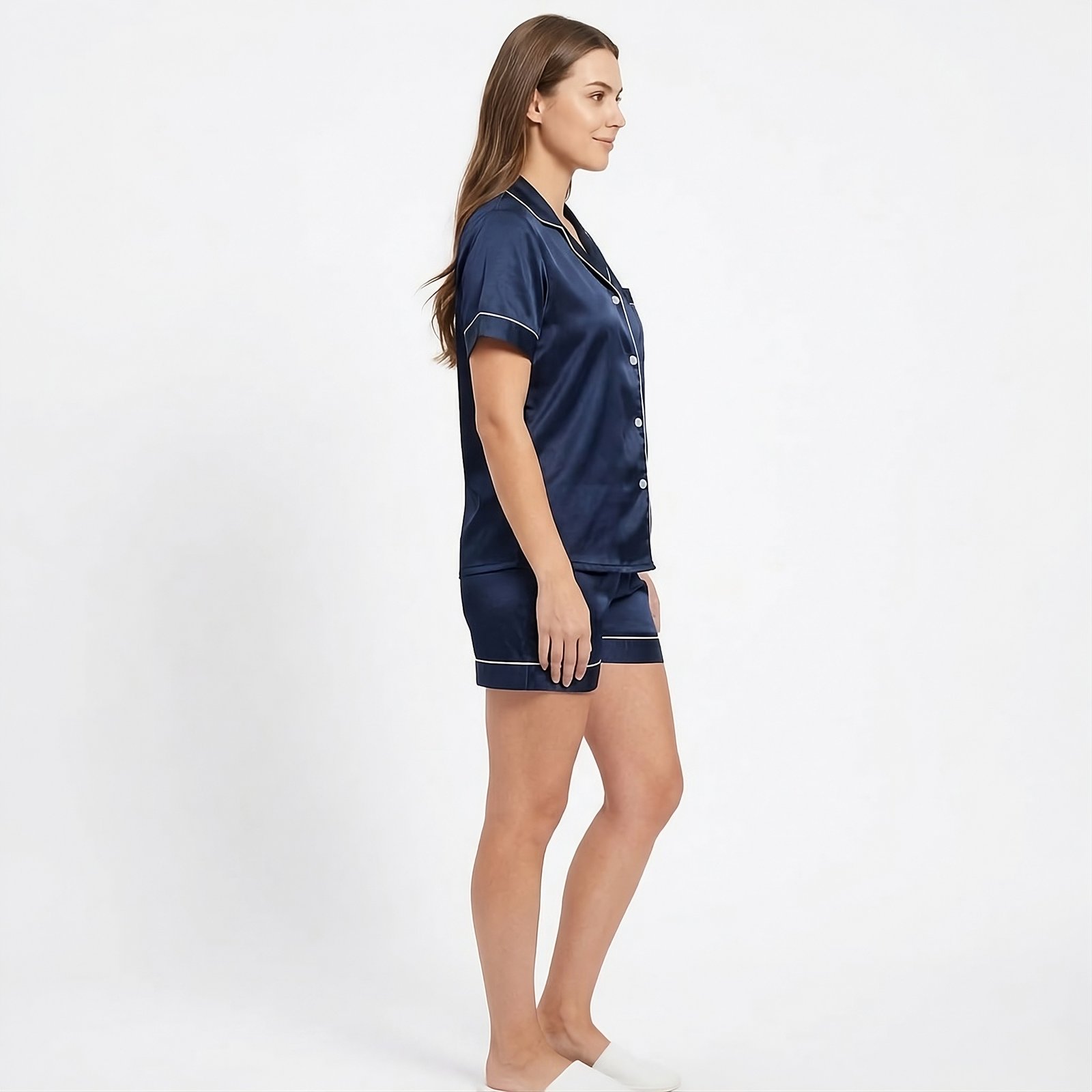 Pijama Para Mujer Camisa Manga Corta y Short - Imagen 10