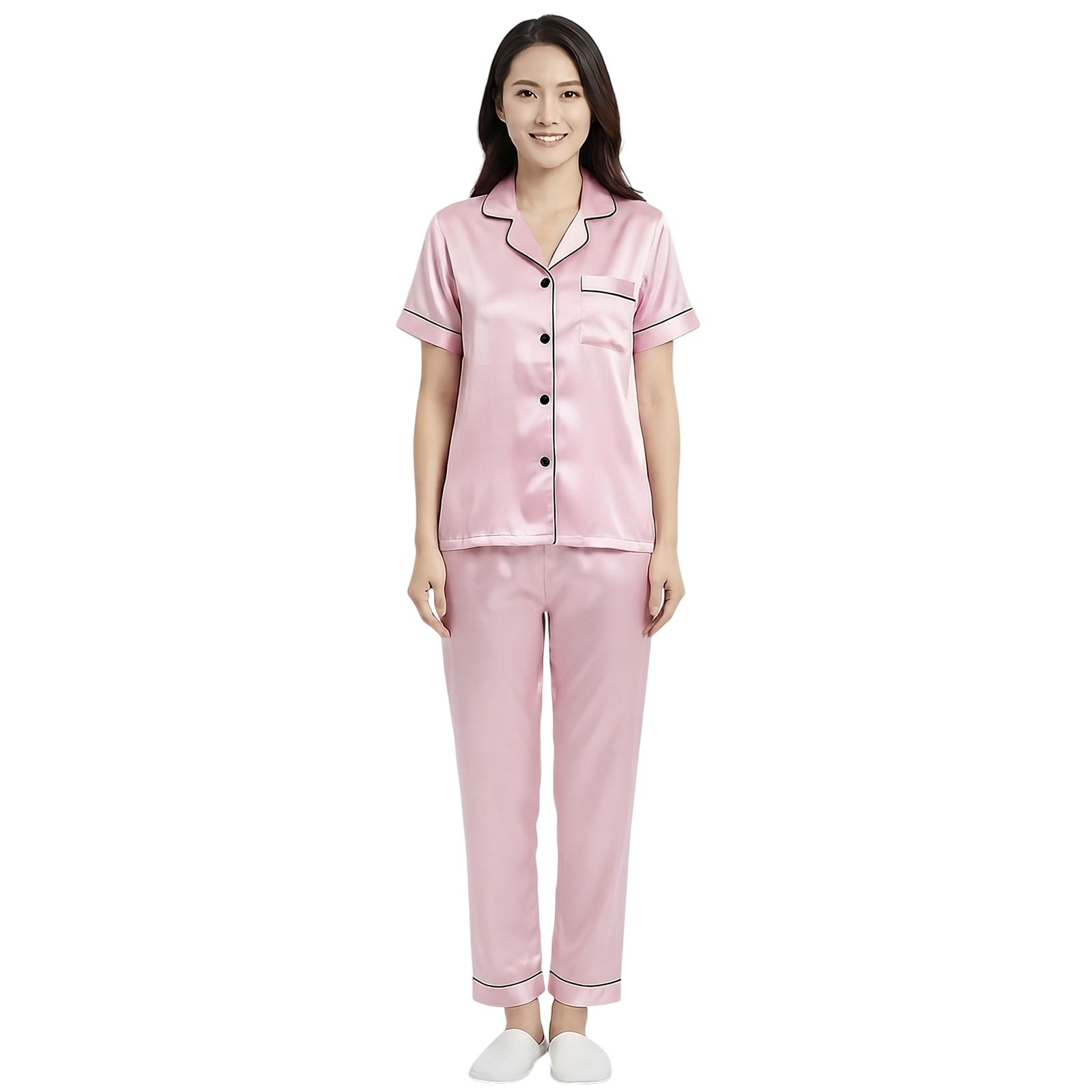 Pijama Para Mujer Camisa Manga Corta Y Pantalón - Imagen 19