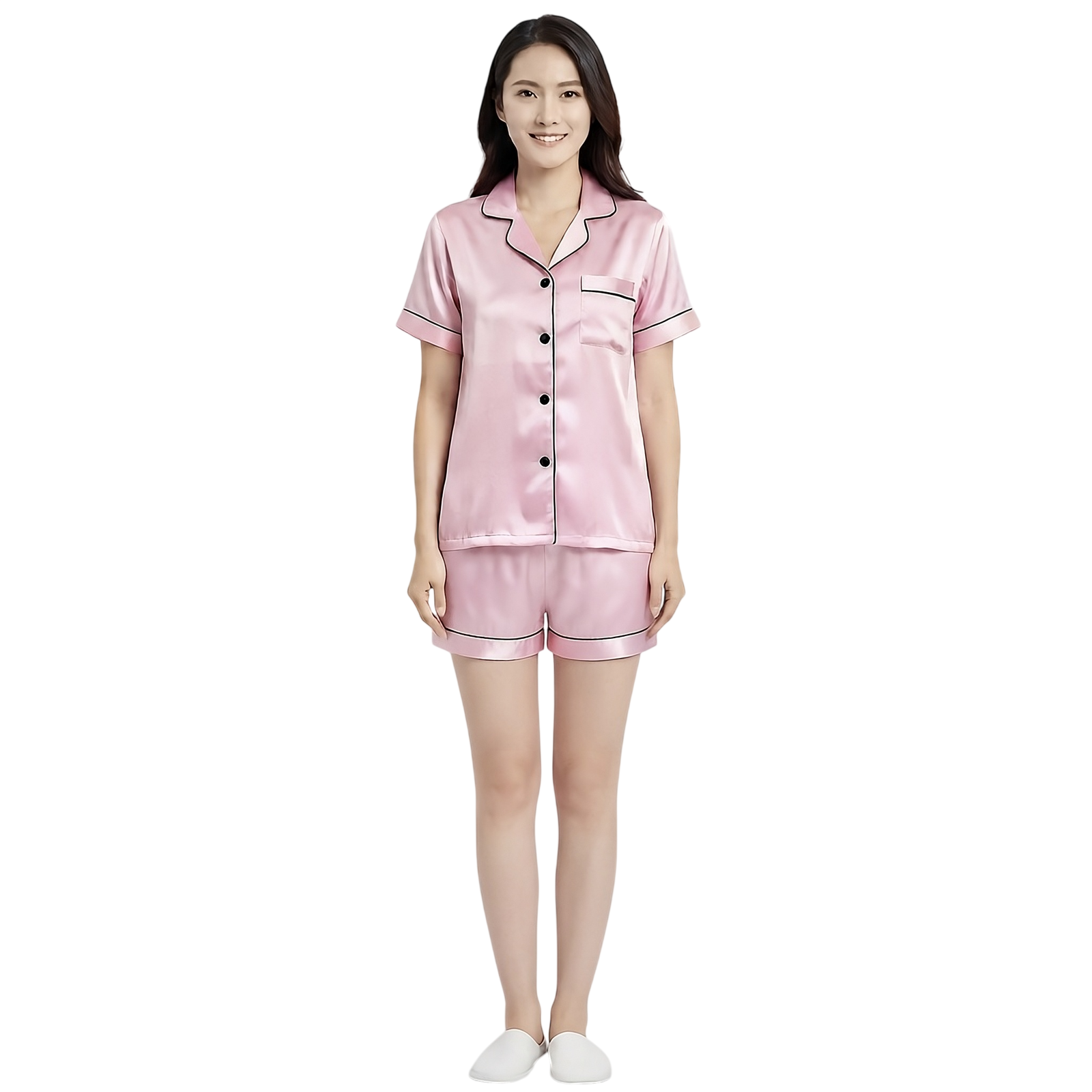 Pijama Para Mujer Camisa Manga Corta y Short - Imagen 13